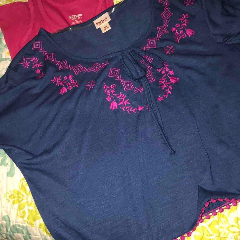Crop top with matching tank top. barely used